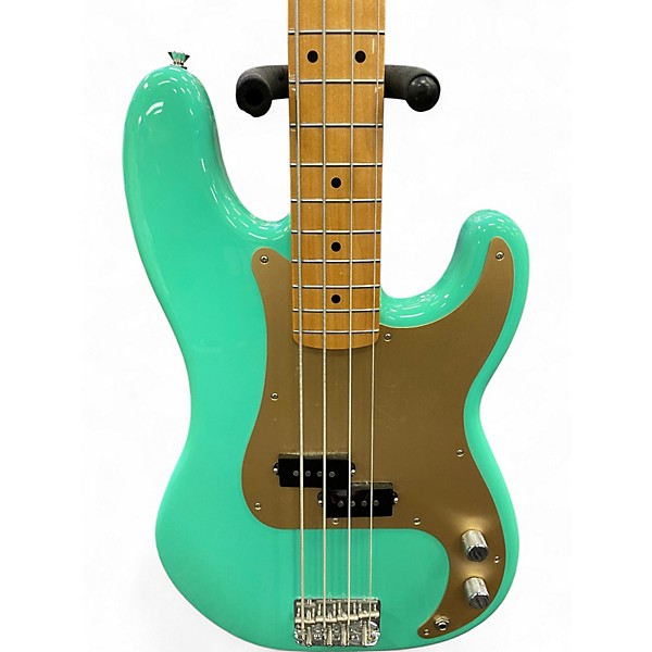 Used Fender  VINTERA 50s Seafoam Green Electric Bass Guitar
