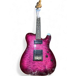 Used Schecter Guitar Research PT PRO Trans Purple Solid Body Electric Guitar