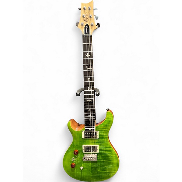 Used PRS SE Custom 24-08 Green Electric Guitar