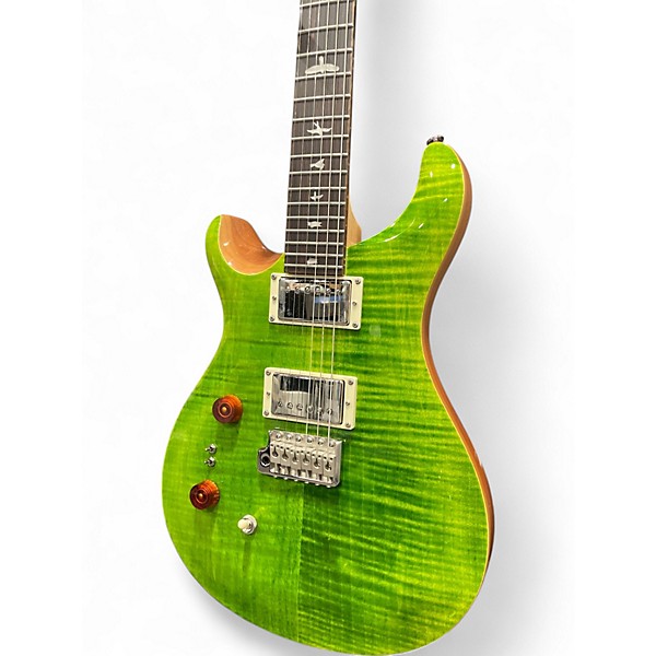 Used PRS SE Custom 24-08 Green Electric Guitar