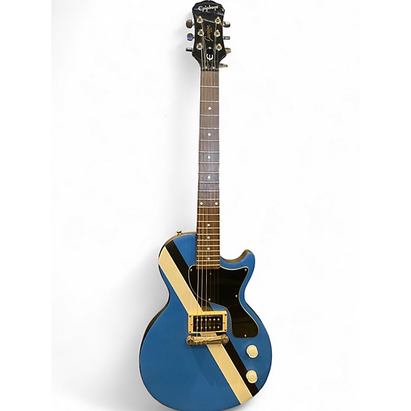 Used Epiphone Les Paul Junior Blue Solid Body Electric Guitar
