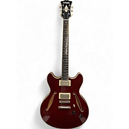 Used D'Angelico excel mini dc tour red Hollow Body Electric Guitar