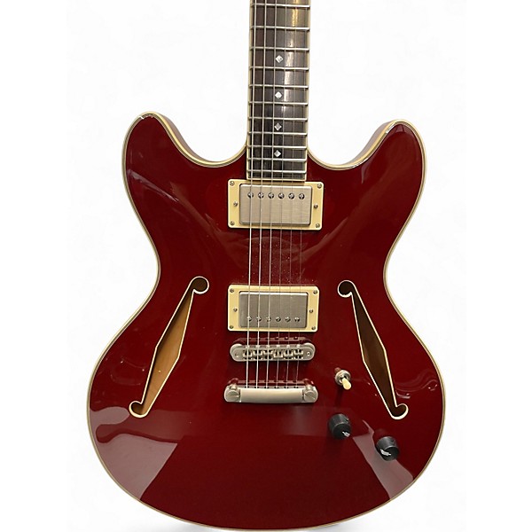 Used D'Angelico excel mini dc tour red Hollow Body Electric Guitar