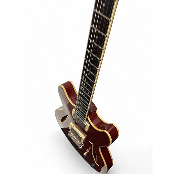 Used D'Angelico excel mini dc tour red Hollow Body Electric Guitar