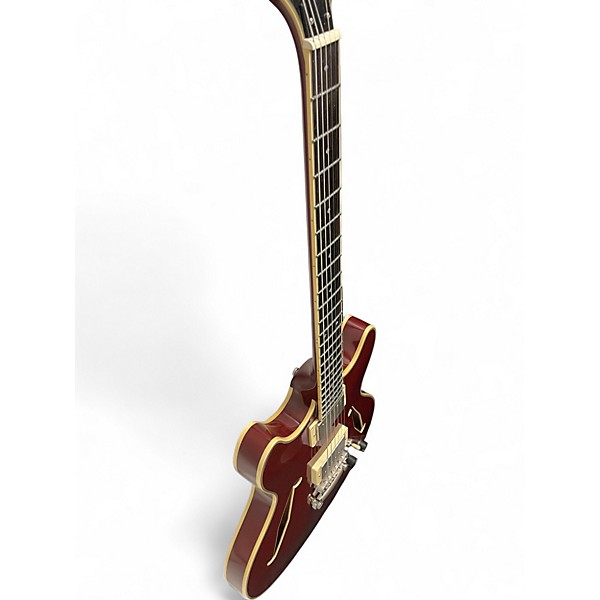 Used D'Angelico excel mini dc tour red Hollow Body Electric Guitar