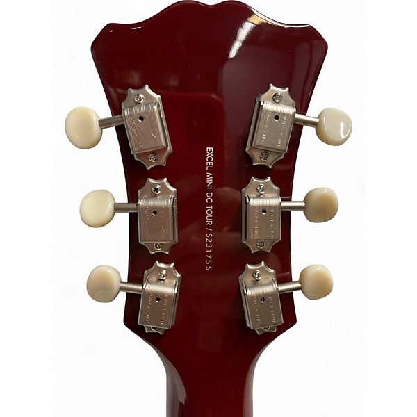 Used D'Angelico excel mini dc tour red Hollow Body Electric Guitar