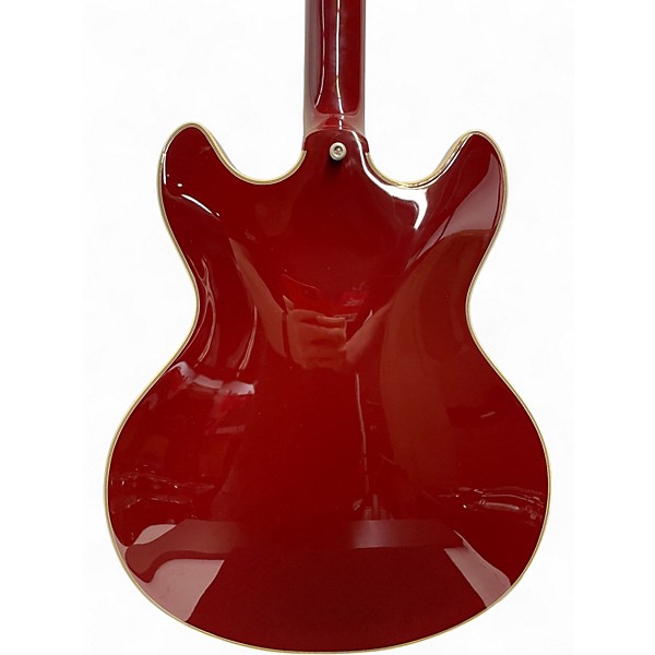 Used D'Angelico excel mini dc tour red Hollow Body Electric Guitar