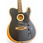 Used Fender Acoustasonic Player Telecaster Black Acoustic Electric Guitar