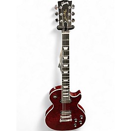 Used Gibson LES PAUL DELUXE PLAYER PLUS RED Solid Body Electric Guitar