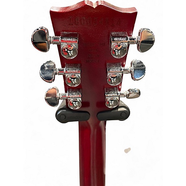 Used Gibson LES PAUL DELUXE PLAYER PLUS RED Solid Body Electric Guitar