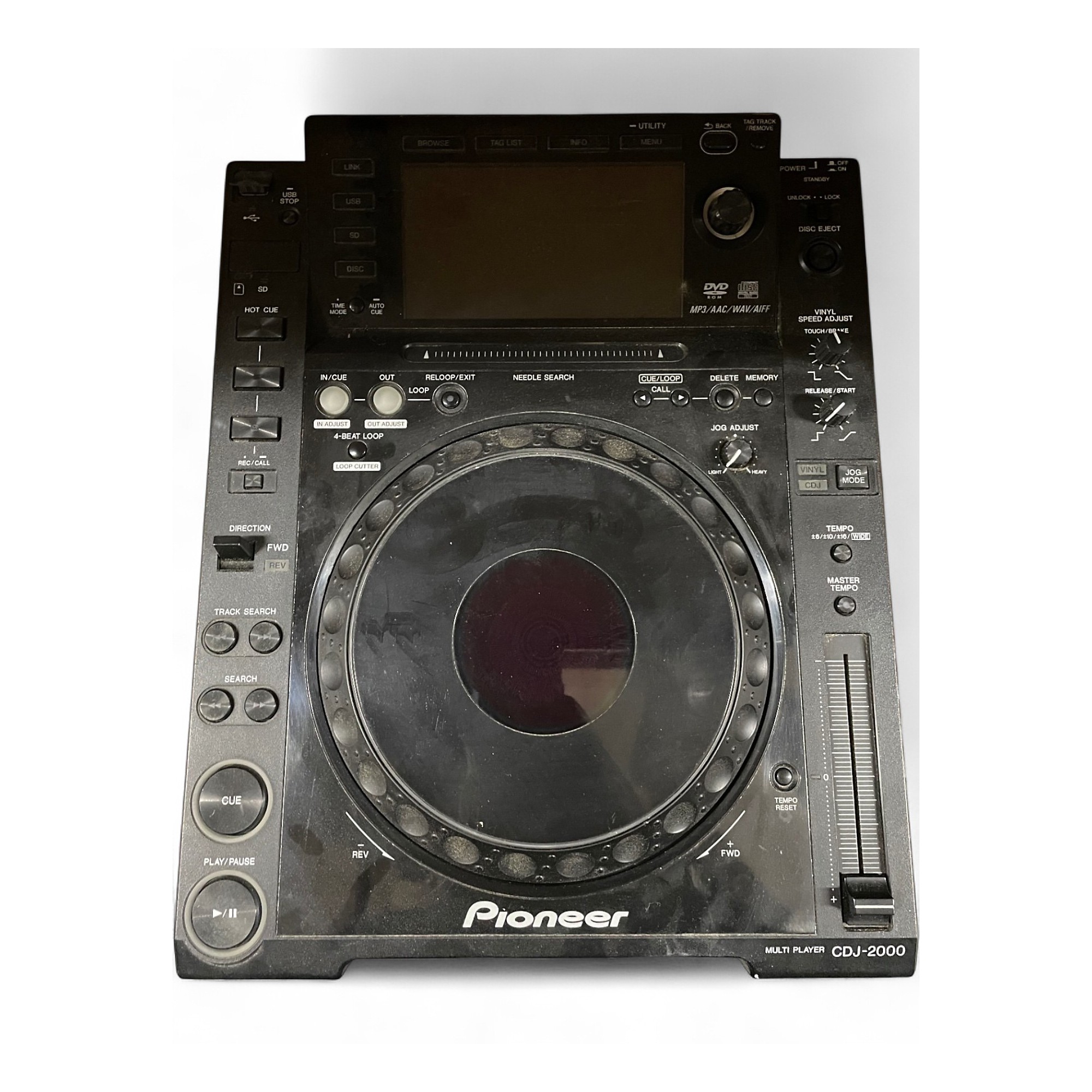 Pioneer CDJ-2000　DJプレイヤー Used Pioneer DJ CDJ2000 DJ Player | Guitar Center