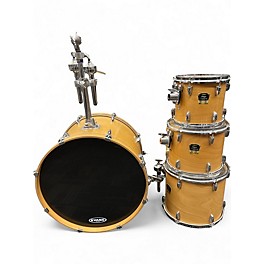 Used Yamaha 4 Piece stage custom advantage Natural Drum Kit