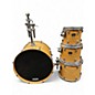 Used Yamaha 4 Piece stage custom advantage Natural Drum Kit thumbnail