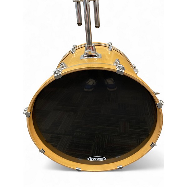Used Yamaha 4 Piece stage custom advantage Natural Drum Kit