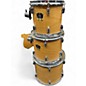 Used Yamaha 4 Piece stage custom advantage Natural Drum Kit