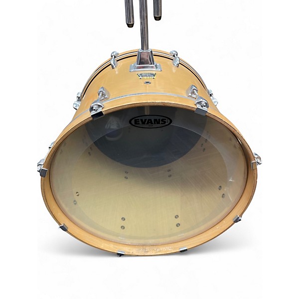 Used Yamaha 4 Piece stage custom advantage Natural Drum Kit