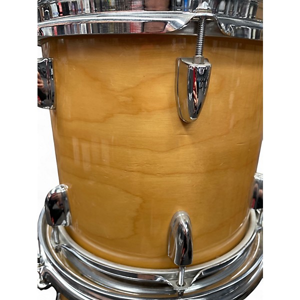 Used Yamaha 4 Piece stage custom advantage Natural Drum Kit