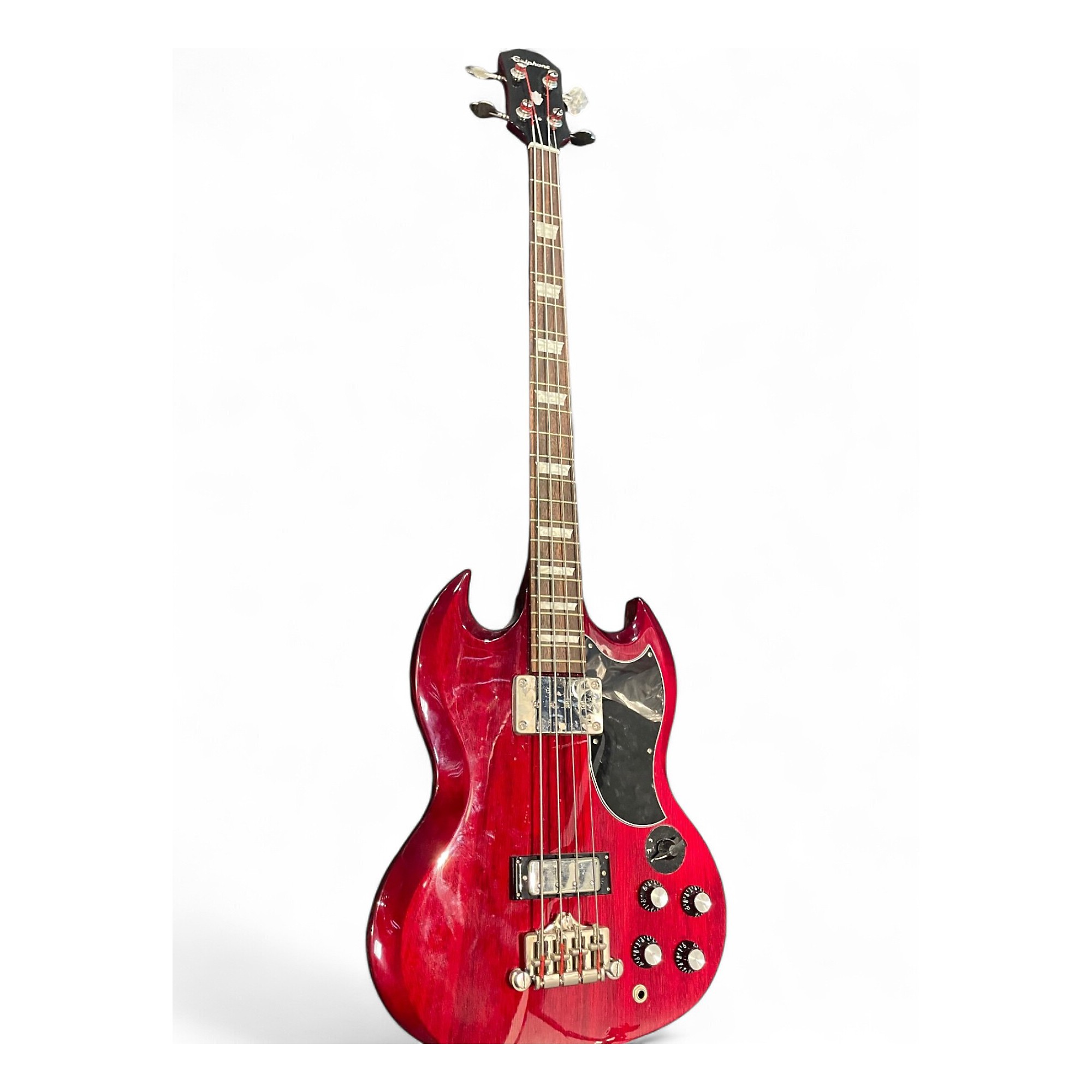 Used Epiphone EB3 Cherry Electric Bass Guitar Cherry