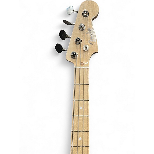 Used Fender CUSTOM SHOP PRECISION BASS Black and Gold Electric Bass Guitar