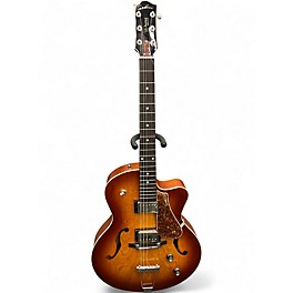 Used Godin 5th Avenue Kingpin II Tobacco Burst Hollow Body Electric Guitar