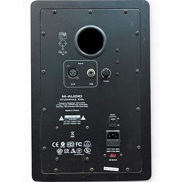 Used M-Audio BX8A Pair Powered Monitor