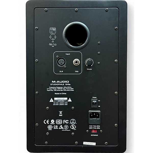Used M-Audio BX8A Pair Powered Monitor