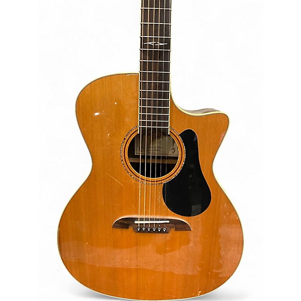 Used Alvarez AG75CE Grand Auditorium Natural Acoustic Electric Guitar