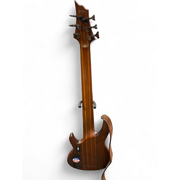 Used ESP LTD D6 6 String Natural Electric Bass Guitar