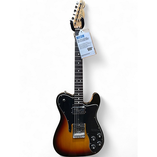 Used Fender 1972 Reissue Telecaster Deluxe Sunburst Solid Body Electric Guitar