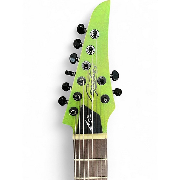 Used Legator Ninja Overdrive 8 Green Solid Body Electric Guitar