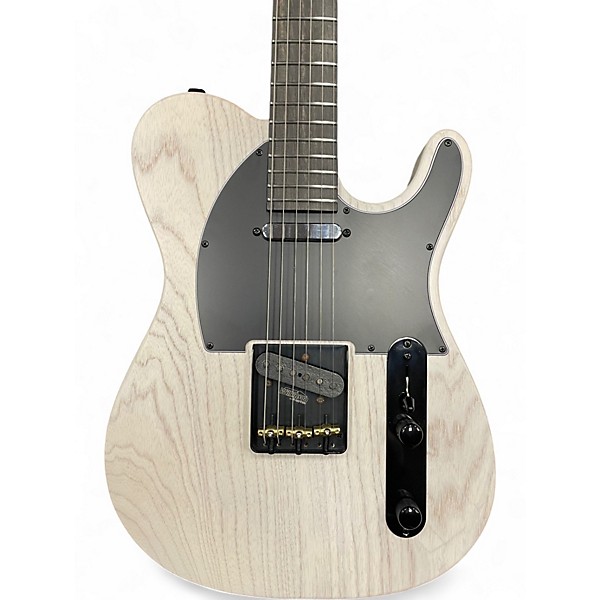 Used Kiesel Retro Solo Trans White Solid Body Electric Guitar