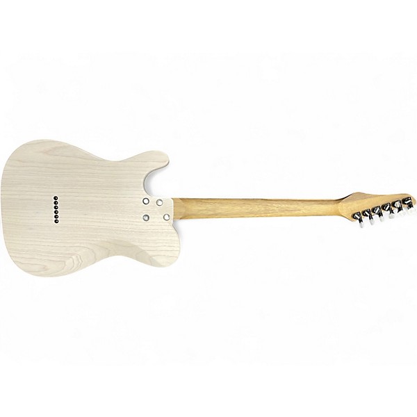 Used Kiesel Retro Solo Trans White Solid Body Electric Guitar