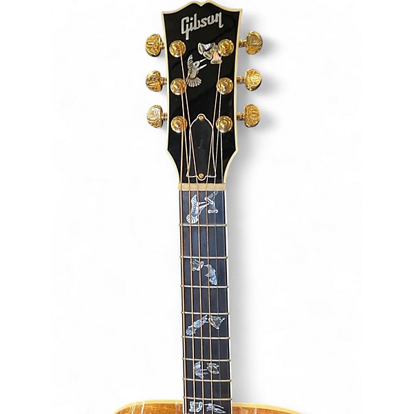Used Gibson Hummingbird Custom Koa Natural Acoustic Electric Guitar