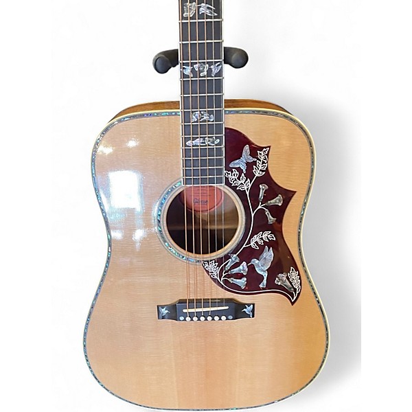 Used Gibson Hummingbird Custom Koa Natural Acoustic Electric Guitar