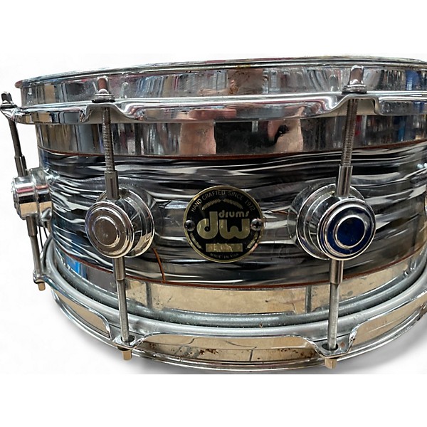 Used DW 6X14 Collector's Edge Series Finish Ply Snare Black Onyx Drum