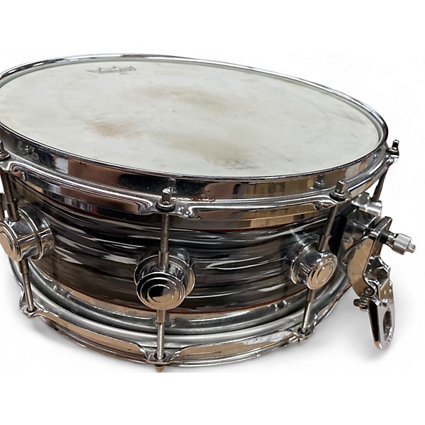 Used DW 6X14 Collector's Edge Series Finish Ply Snare Black Onyx Drum