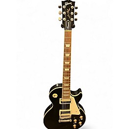Used Gibson Les Paul Classic Black Solid Body Electric Guitar