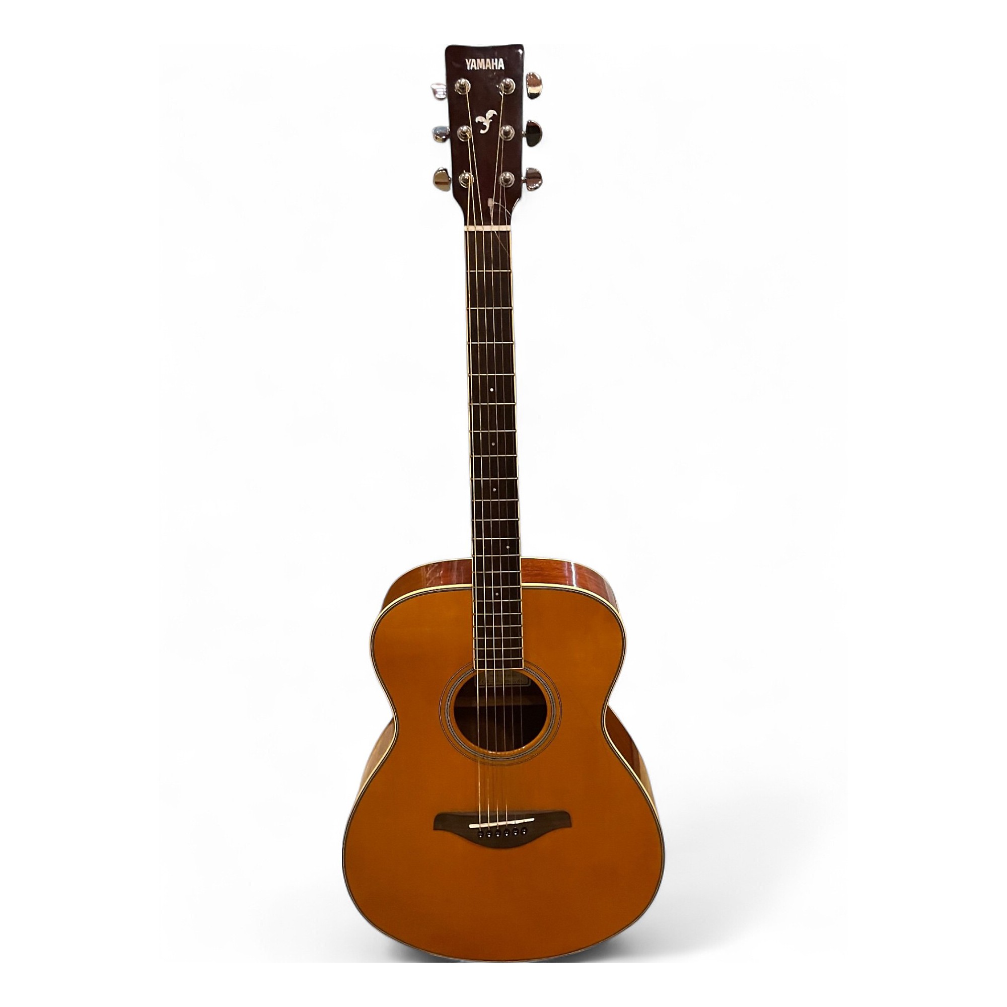 Used Yamaha FS-TA Vintage Natural Acoustic Electric Guitar Vintage