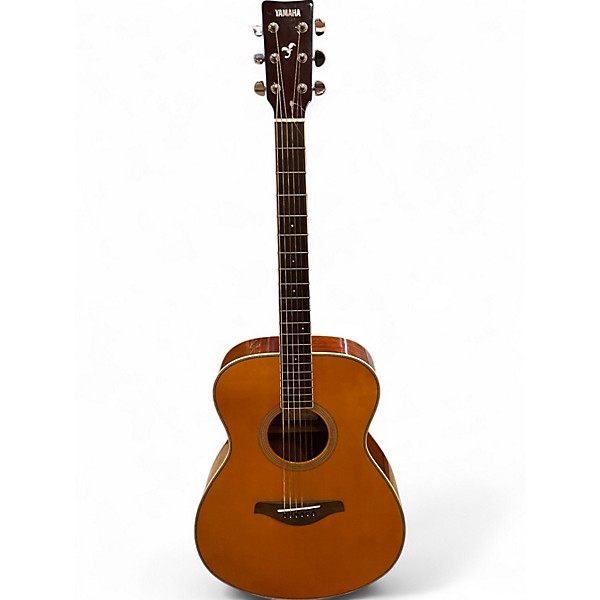 Used Yamaha FS-TA Vintage Natural Acoustic Electric Guitar