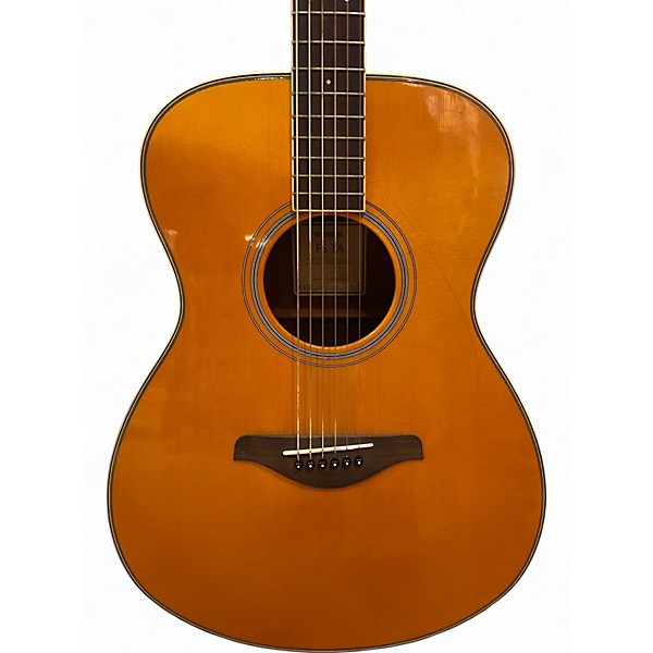 Used Yamaha FS-TA Vintage Natural Acoustic Electric Guitar
