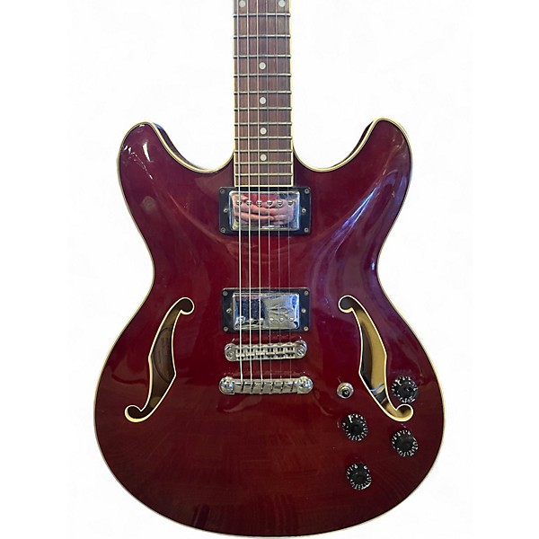 Used Ibanez AS73 Artcore Wine Red Hollow Body Electric Guitar