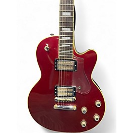 Used DeArmond M77 Metallic Red Solid Body Electric Guitar