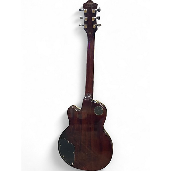 Used DeArmond M77 Metallic Red Solid Body Electric Guitar