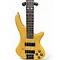 Used Schecter Guitar Research Diamond Passive Custom Active 5 String Natural Electric Bass Guitar