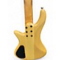 Used Schecter Guitar Research Diamond Passive Custom Active 5 String Natural Electric Bass Guitar