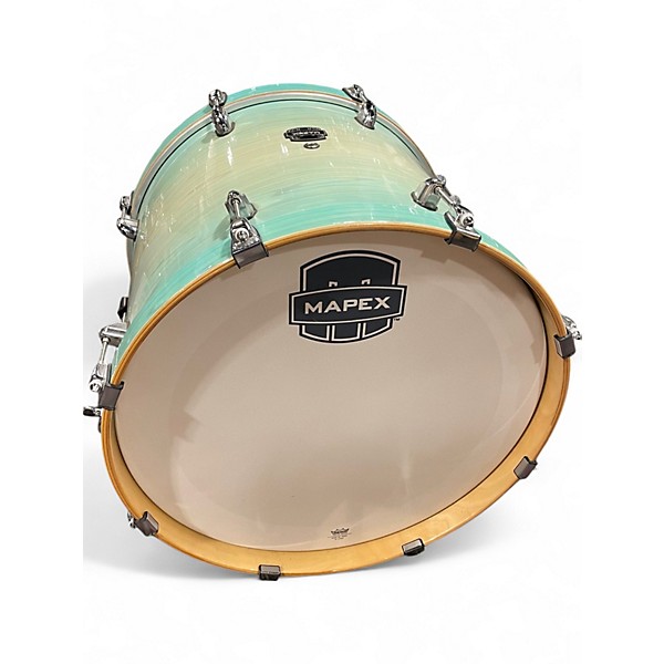 Used Mapex 6 Piece Armory AquaMarine Drum Kit