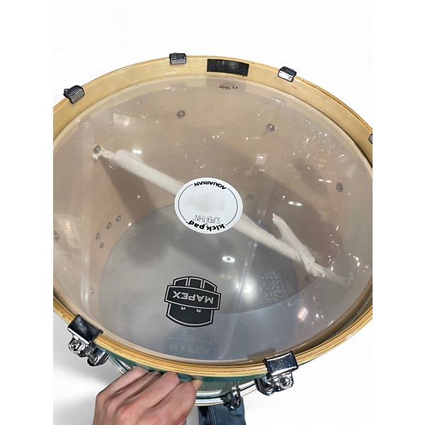 Used Mapex 6 Piece Armory AquaMarine Drum Kit
