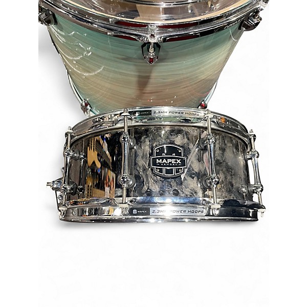 Used Mapex 6 Piece Armory AquaMarine Drum Kit