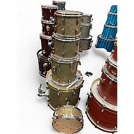 Used Pearl 5 Piece Masters MCX Series Metallic Gold Drum Kit