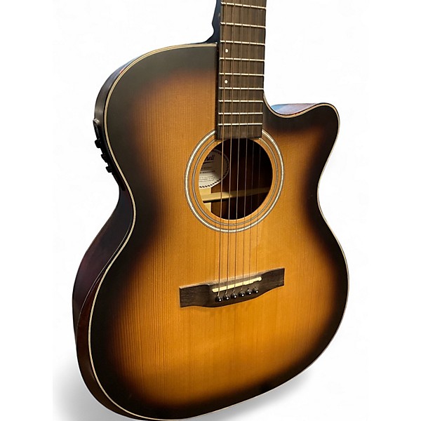 Used Mitchell T413CE 3 Color Sunburst Acoustic Guitar